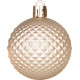 MagicHome Christmas balls, 8 pcs, white-bronze, for the Christmas tree, 5 cm, Sellbox 36 tubes MagicHome Christmas balls, 8 pcs, white-bronze, for the Christmas tree, 5 cm, Sellbox 36 tubes