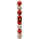 MagicHome Christmas balls, 8 pcs, white-bronze, for the Christmas tree, 5 cm, Sellbox 36 tubes MagicHome Christmas balls, 8 pcs, white-bronze, for the Christmas tree, 5 cm, Sellbox 36 tubes
