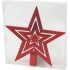 MagicHome Christmas decoration, 1 pc, 20 cm, star, red, for the Christmas tree