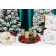 Küünal MagicHome Christmas, 4,8x8 cm, silindriline, pakk. 4 tk, šampanja, sädelusega, advend Küünal MagicHome Christmas, 4,8x8 cm, silindriline, pakk. 4 tk, šampanja, sädelusega, advend