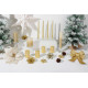Küünal MagicHome Christmas, 4,8x8 cm, silindriline, pakk. 4 tk, kuldne, sädelusega, Advend Küünal MagicHome Christmas, 4,8x8 cm, silindriline, pakk. 4 tk, kuldne, sädelusega, Advend
