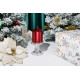 Küünal MagicHome Christmas, 7x10 cm, silindriline, punane, metallikefekt Küünal MagicHome Christmas, 7x10 cm, silindriline, punane, metallikefekt