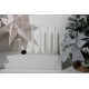 Küünal MagicHome Christmas, 25 cm, pakk. 4 tk, valge, spiraalne, kuiv