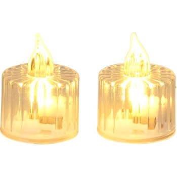 Candle MagicHome Christmas, LED warm white, flashing, 3.6x5 cm, Selbox 12 pcs