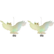 Bird scarer Strend Pro, owl, reflective, with bell, 39x26 cm, 2 pcs Bird scarer Strend Pro, owl, reflective, with bell, 39x26 cm, 2 pcs