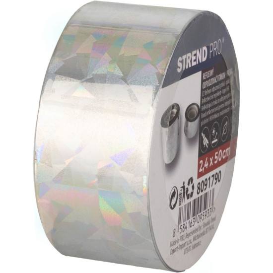 Bird scarer Strend Pro, tape, reflective, 2.4 cm, L-50 m, repellent Bird scarer Strend Pro, tape, reflective, 2.4 cm, L-50 m, repellent