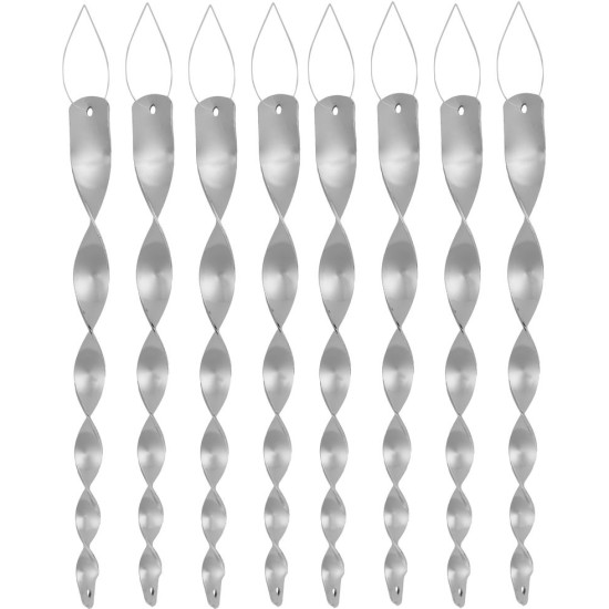 Linnupeletaja Strend Pro, spiraalne, peegeldav, 29 cm, pakk. 8 tk Linnupeletaja Strend Pro, spiraalne, peegeldav, 29 cm, pakk. 8 tk