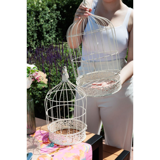 MagicHome Mecco decoration, Bird cage, set of 2 pieces MagicHome Mecco decoration, Bird cage, set of 2 pieces