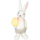 Decoration Magic Home, Bunny with egg, Easter, 6.3x6.5x14.9 cm