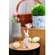 Украшение Magichome, кролик с яйцом, Пасха, 5,3x8x17,3 см. Украшение Magichome, кролик с яйцом, Пасха, 5,3x8x17,3 см.
