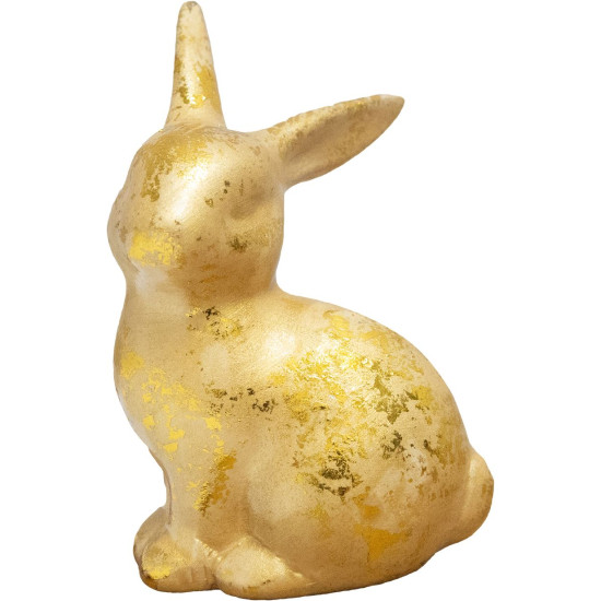 Decoration Magic Home, Bunny, golden, Easter, 4.2x5.5x8.2 cm Decoration Magic Home, Bunny, golden, Easter, 4.2x5.5x8.2 cm