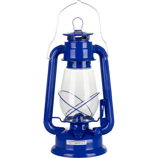 Kerosene lamp, 300 mm, blue