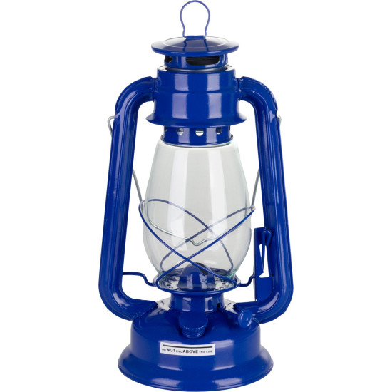 Kerosene lamp, 300 mm, blue