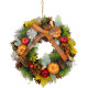 MagicHome Nature pärg, ripats, sügis, oranž, vibusõlm, 30 cm