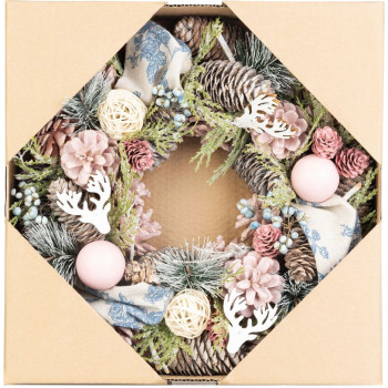 MagicHome Рождественский венок, подвесной, винтажный, 30 см