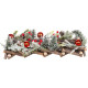 Ikebana MagicHome Рождество, Адвент, Натуральный, с деревьями, 36x13x12 см