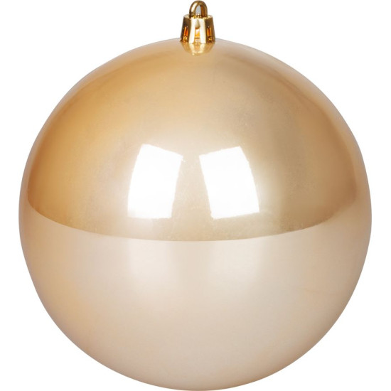 MagicHome Christmas Balls, 2 pcs, gold, for Christmas tree, 12 cm