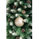 MagicHome jõulupallid, 2 tk, beež, jõulupuule, 12 cm