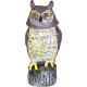 Strend Pro Bird Scarer, сова, солнечная батарея, USB, поворотная голова, звук, светящиеся глаза