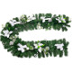 MagicHome Christmas decoration, garland, white, 200 cm