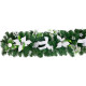 MagicHome Christmas decoration, garland, white, 200 cm