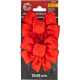 Decoration MagicHome Christmas, bow, red, ball. 2pcs, 13 x 16 cm