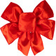 Decoration MagicHome Christmas, bow, red, ball. 2pcs, 13 x 16 cm