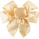 MagicHome jõulukaunistused, vibu, kuld, pall. 2tk, 13 x 16 cm