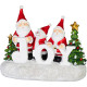 MagicHome Рождественское украшение, Санта ДЖОЙ, 11x24.5x19.5 см