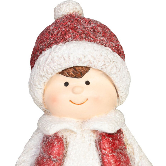 MagicHome Christmas Decoration, Boy, 5.5x9x15.5 cm