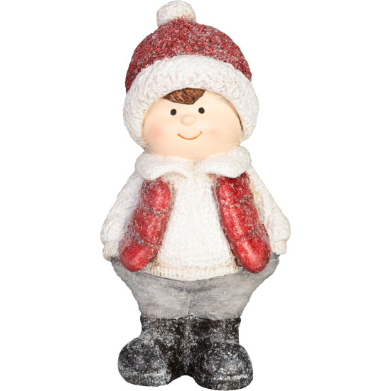 MagicHome Christmas Decoration, Boy, 5.5x9x15.5 cm