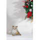 MagicHome Christmas Decoration, Owl, 7x9x9.5 cm