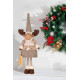 Украшение MagicHome Christmas, Северный олень, Девочка, 13x21x53 см