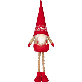 MagicHome Christmas decoration, Dwarf, with pull-out legs, 13x21x90 cm MagicHome Christmas decoration, Dwarf, with pull-out legs, 13x21x90 cm