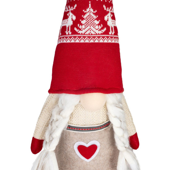 Украшение MagicHome Christmas, Гном, Девочка, 15x17x45 см