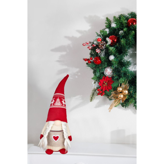 Украшение MagicHome Christmas, Гном, Девочка, 15x17x45 см