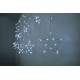 MagicHome Christmas Curtain Chain, 138x LED Cold White, with Stars, 230V, 8 Functions, Lighting, L-220x60/90 cm