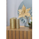 Цветок MagicHome Christmas, Poinsettia, золотистый, 30 см, размер цветка: 20,5 см