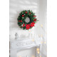 MagicHome Christmas Flower, Poinssetia, Red, 21 cm, Flower Size: 16.5 cm