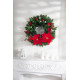 MagicHome Christmas Flower, Poinssetia, Red, 24 cm, Flower Size: 24 cm