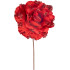 MagicHome Christmas Flower, Rose, Red, 17 cm, Flower Size: 9 cm