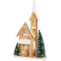 Decoration Church, 15xLED, 24x9x42 cm, timer, 2xAA