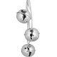 Decoration Doorbells, silver, 14x14x46 cm