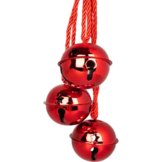 Decoration Doorbells, red, 14x14x46 cm