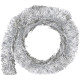 Garland, 9cm x 10m, silver