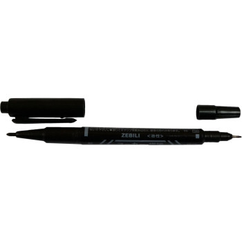 Marker 2-sided black 0.7mm/1.5mm