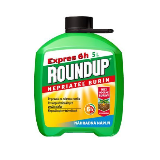 Спрей Roundup Быстрый, противотравляющий, 5 литра
