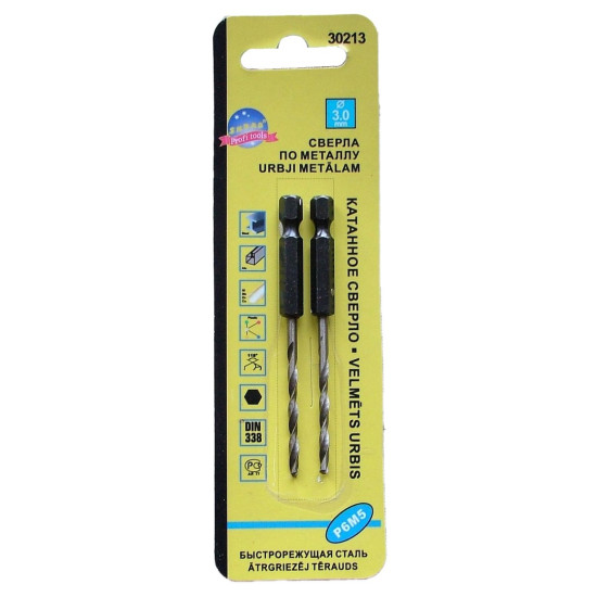 Twist drill 5mm 2pcs