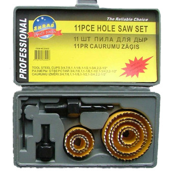 Hole saw 11pcs