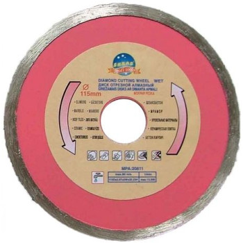 Diamond cutting wheel dim. slap. B 180